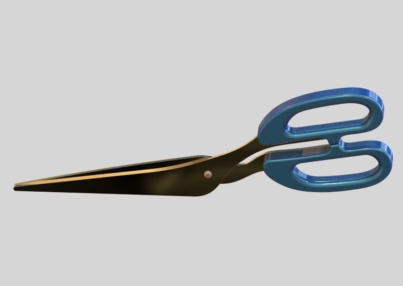 Scissor pair of scissors 3D print model_28