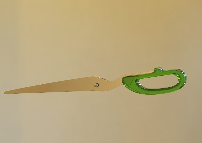 Scissor pair of scissors 3D print model_21