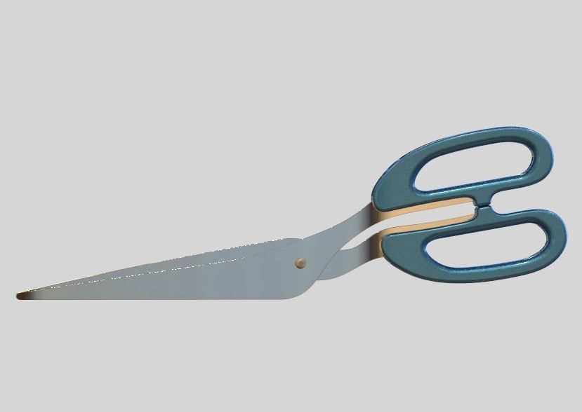 Scissor pair of scissors 3D print model_29