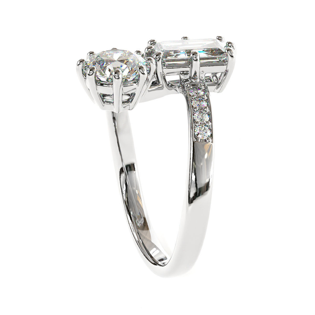 Engagement Fancy Ring 3D print model_8