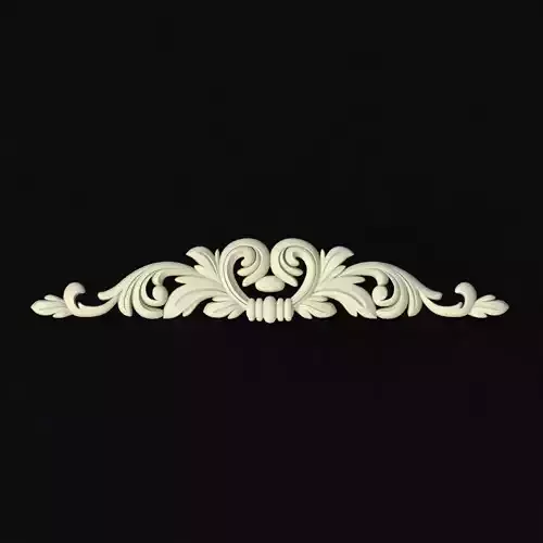 Central decor ornament for furniture