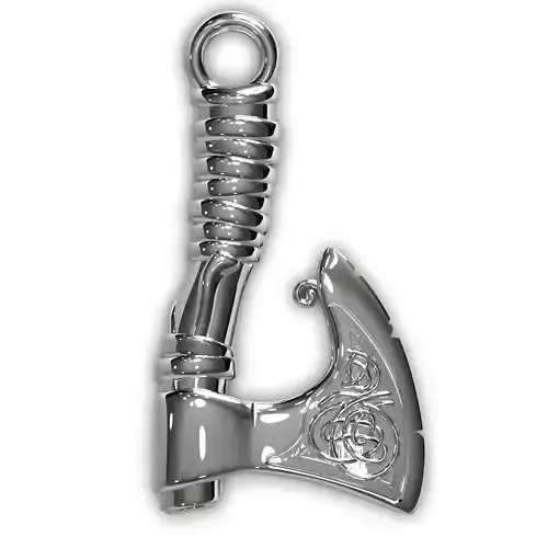 Pendant ax with celtic pattern 3D print model