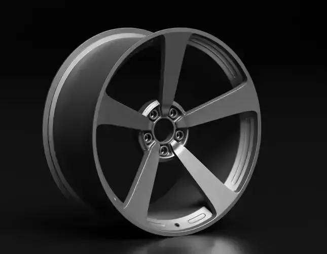 3D model rim wheel part9