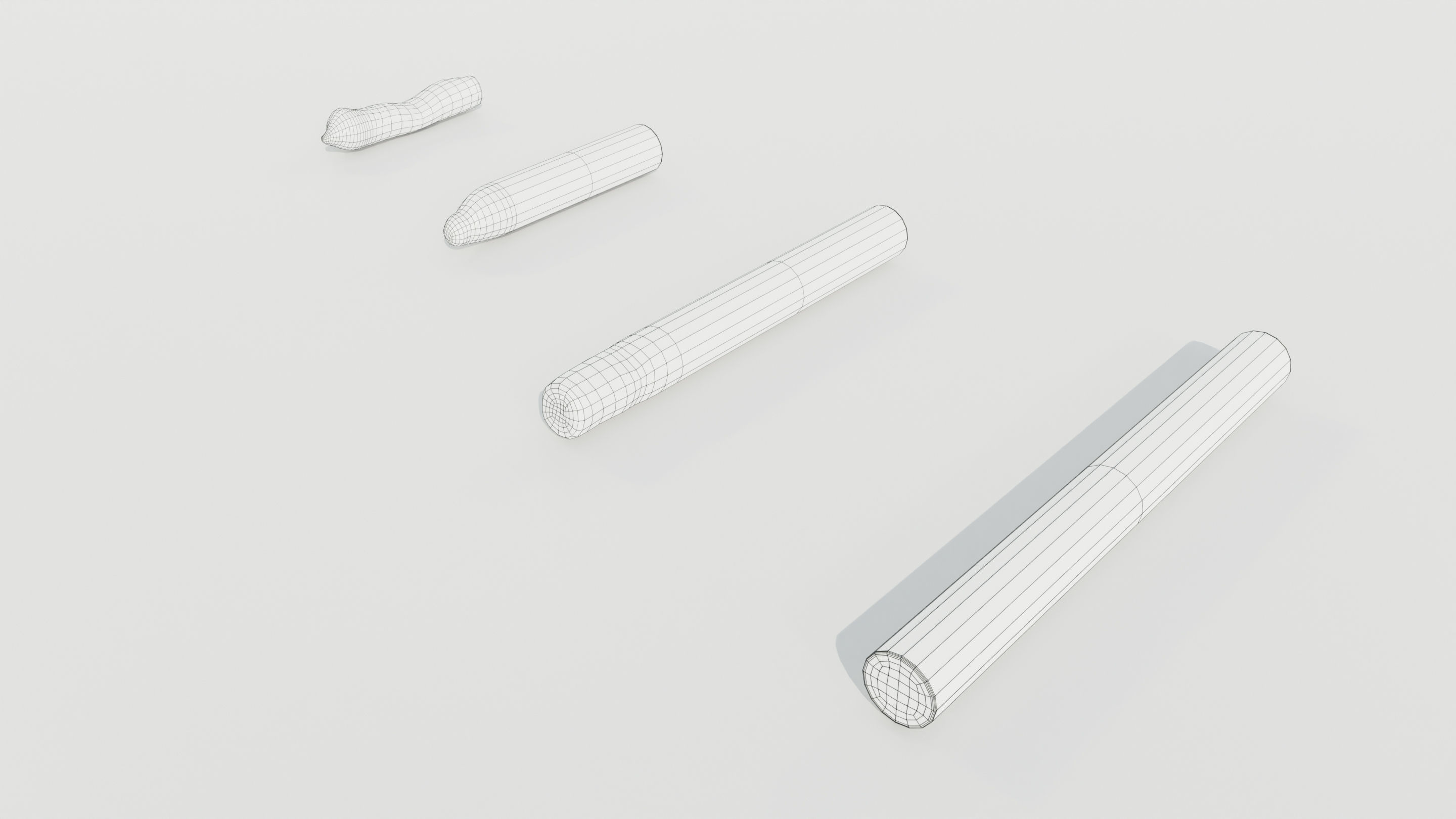 Cigarettes Low-poly 3D model_13