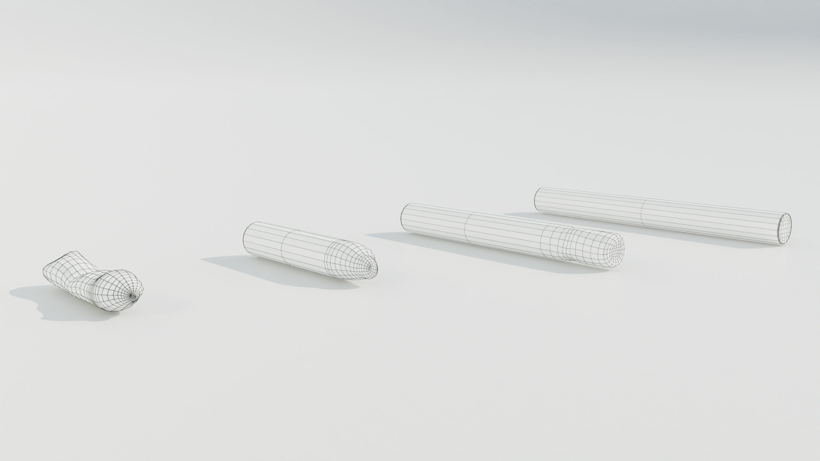 Cigarettes Low-poly 3D model_19