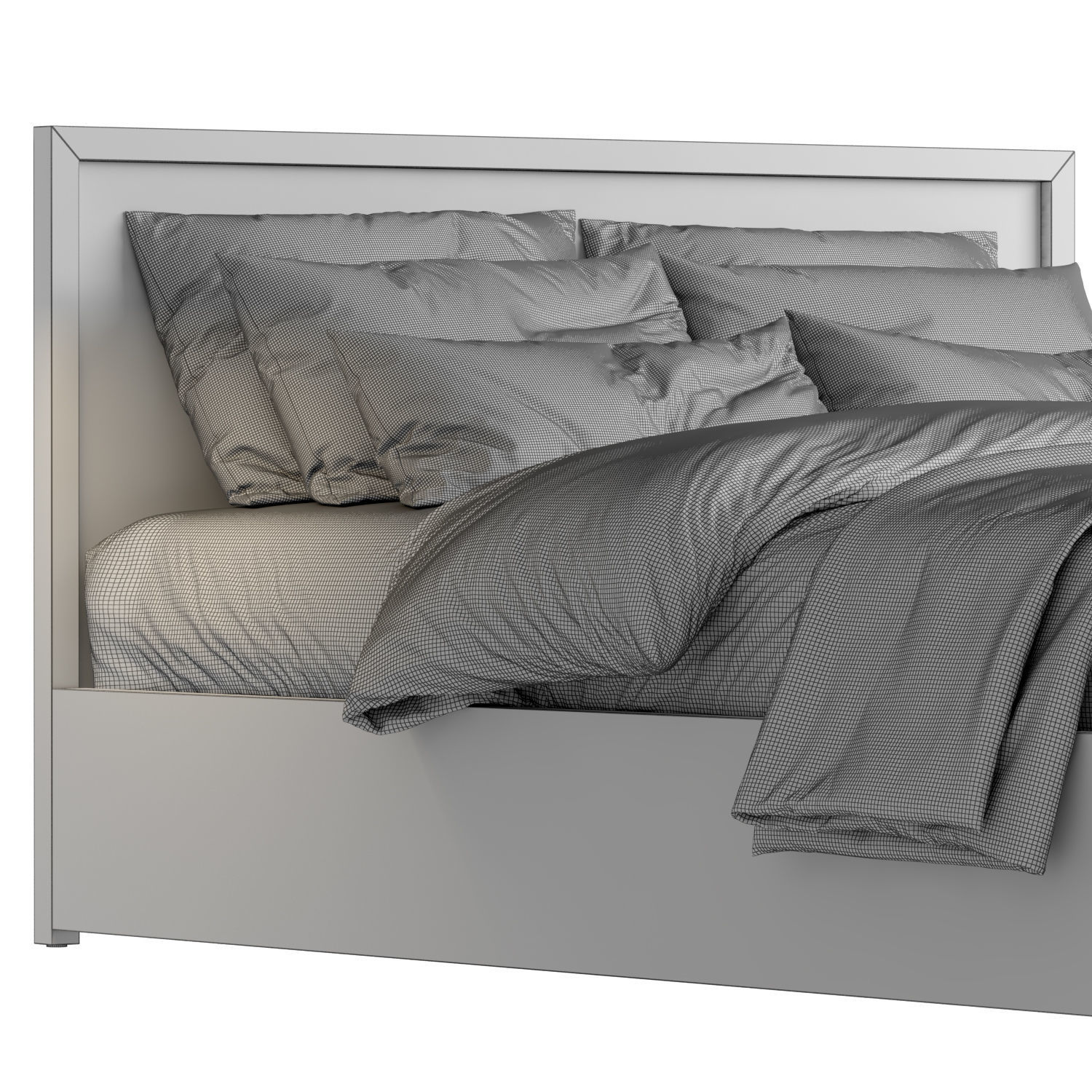 EQ3 Marcel panel bed   3D model_3