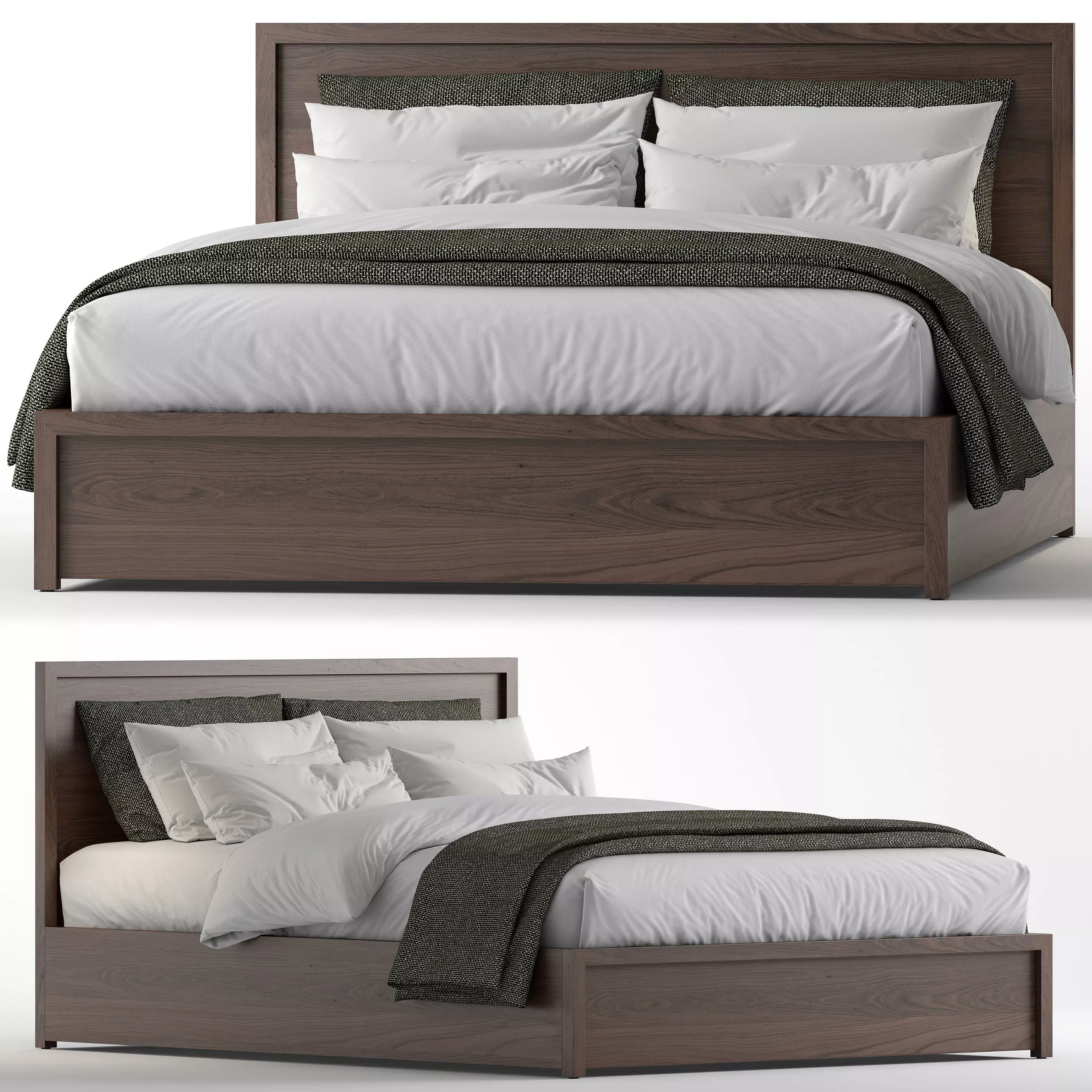 EQ3 Marcel panel bed   3D model_0