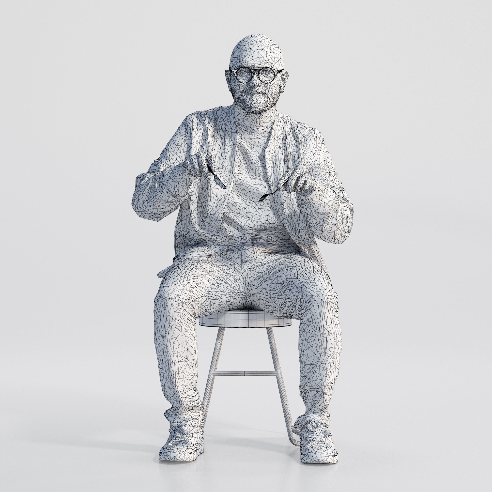 Bundle Restaurant 002 3D model_24