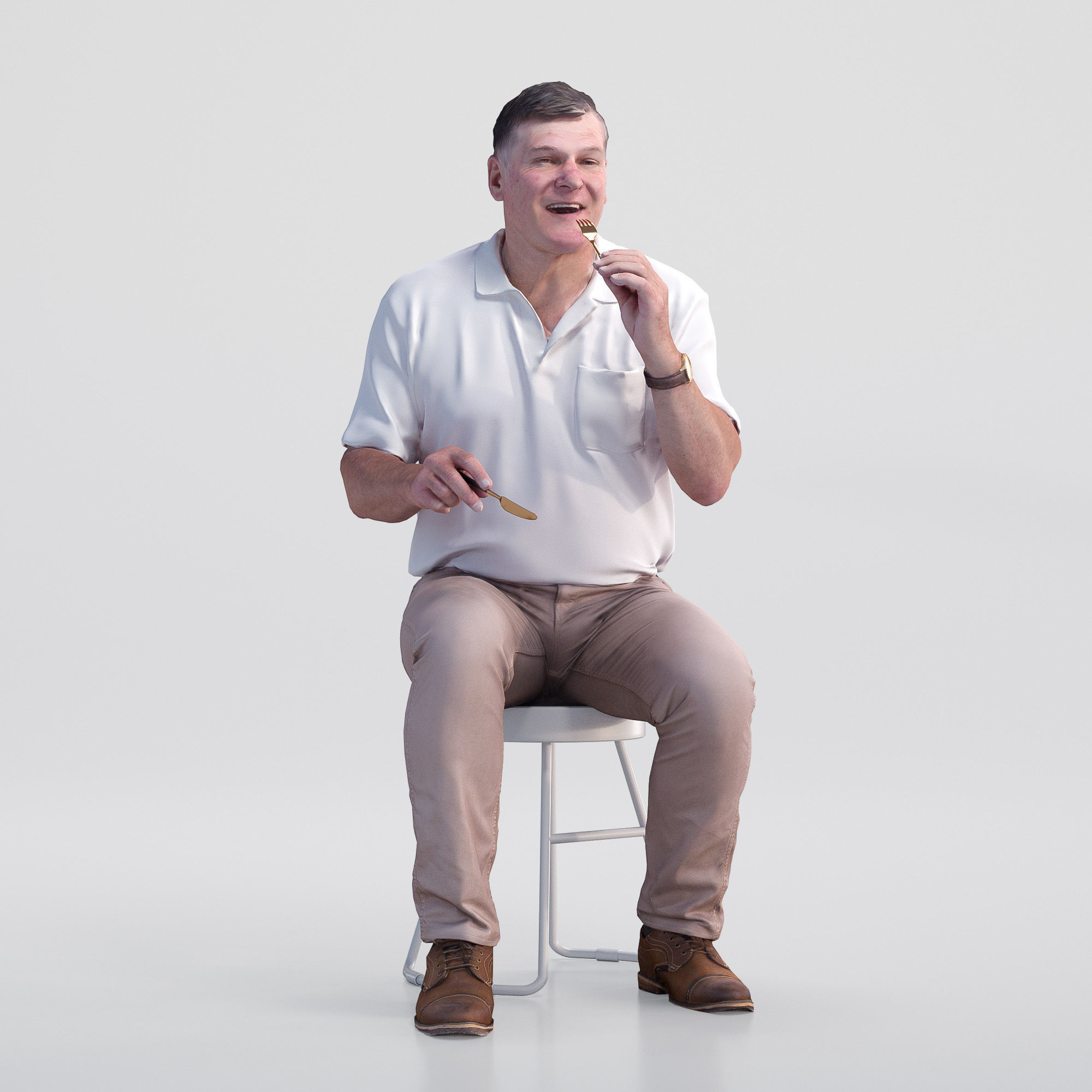 Bundle Restaurant 002 3D model_17