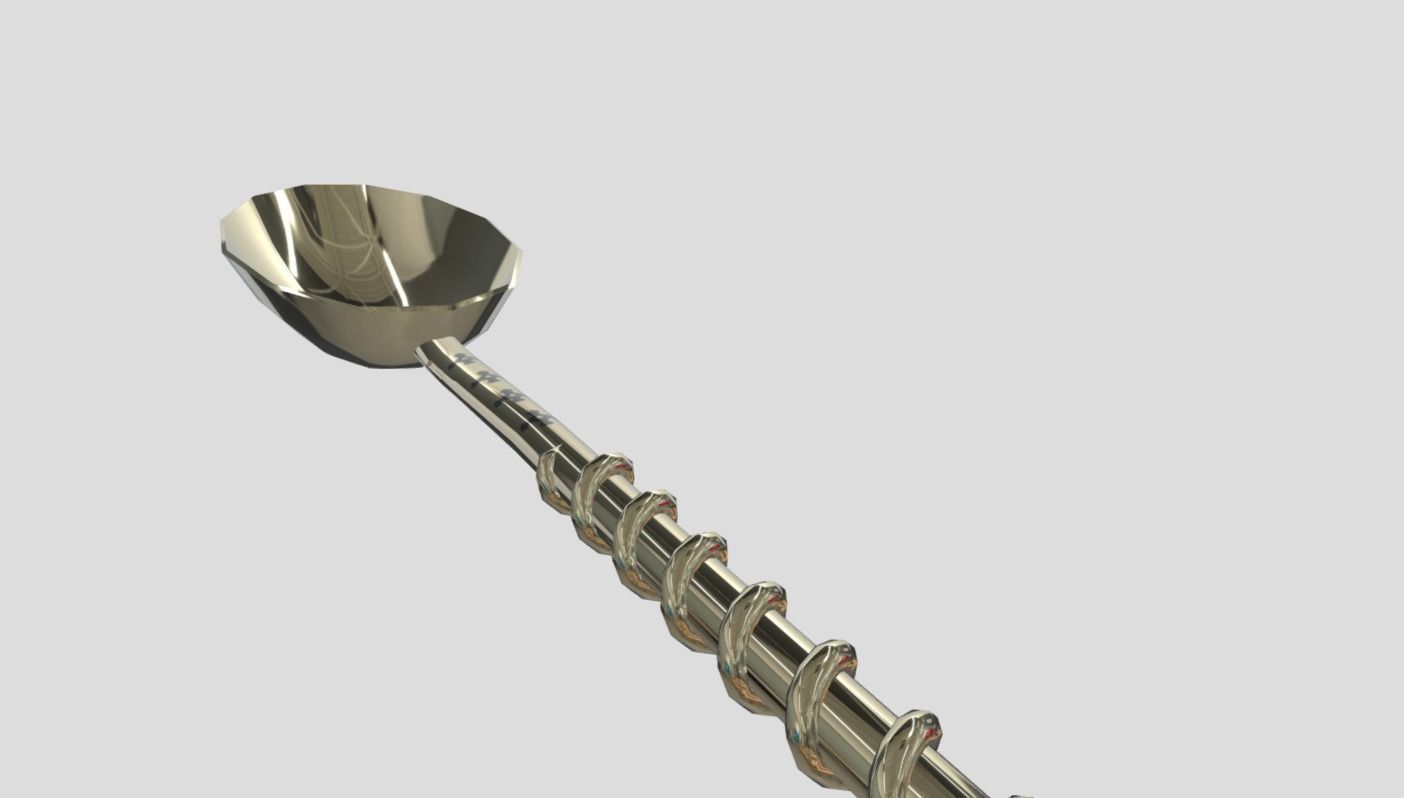 Tea pot Low-poly 3D model_3