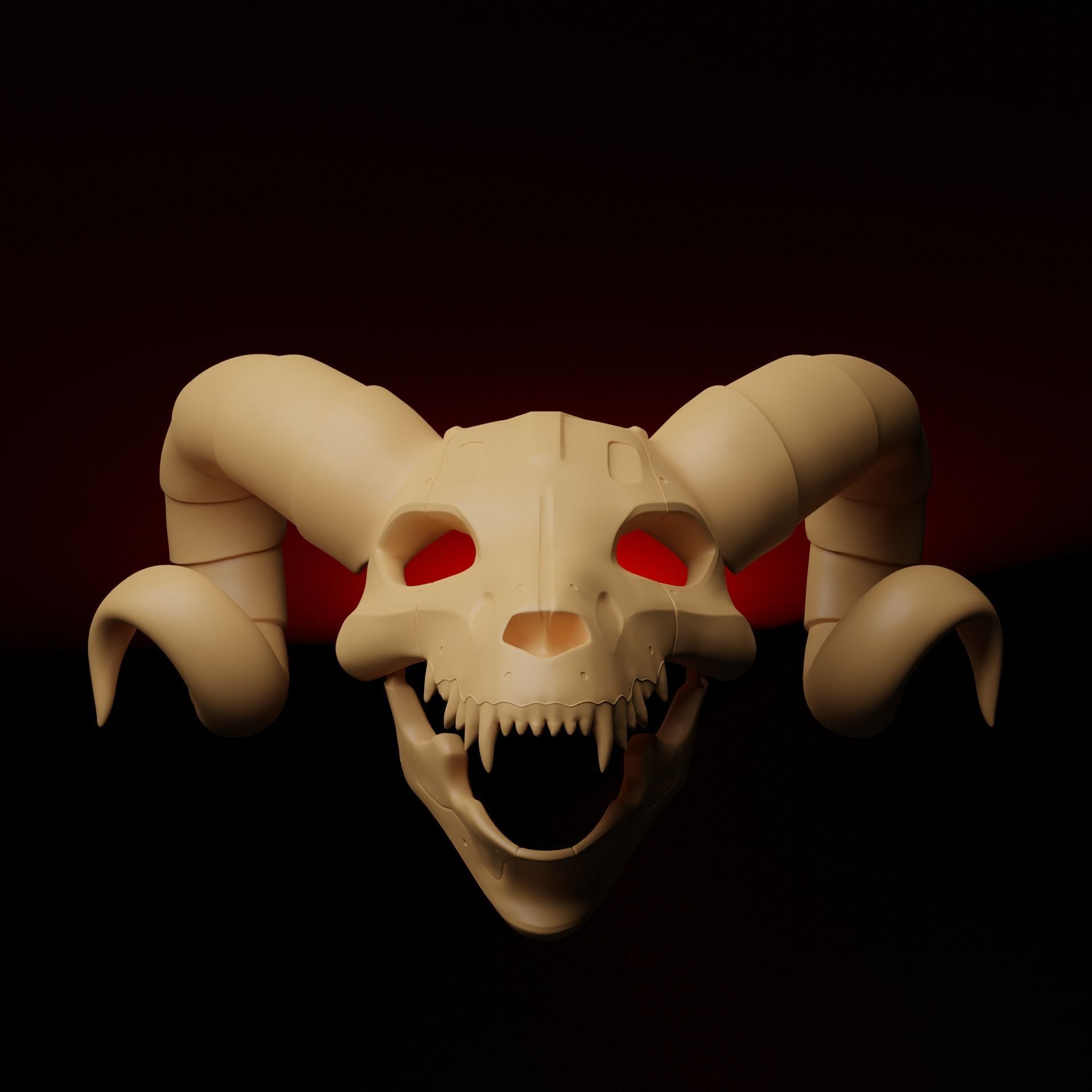 REVENANT UNHOLY BEAST LEGENDARY MASK APEX LEGENDS 3D print model_4