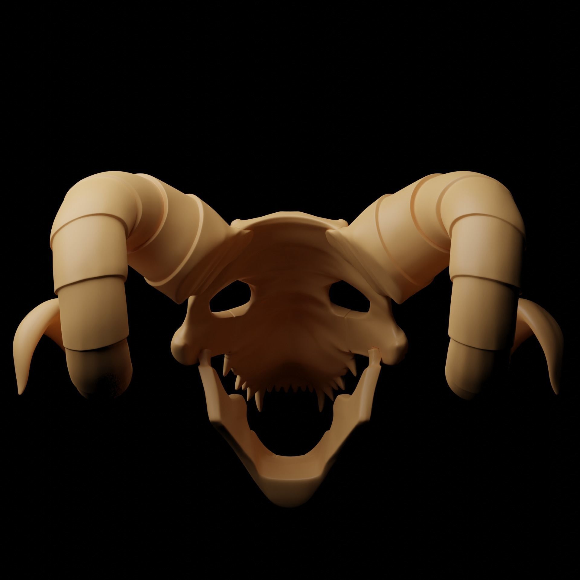 REVENANT UNHOLY BEAST LEGENDARY MASK APEX LEGENDS 3D print model_5