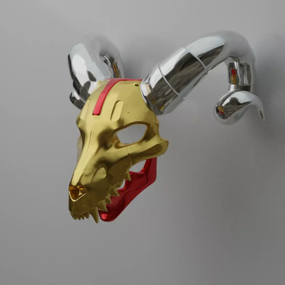 REVENANT UNHOLY BEAST LEGENDARY MASK APEX LEGENDS 3D print model_0