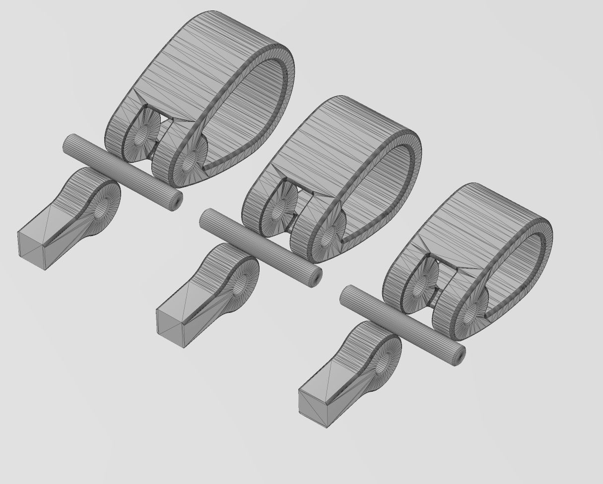 Simple bail connection for chain sizes 3 4 5mm 3D print model_16