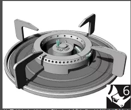Stove spacecraft 3D model_0