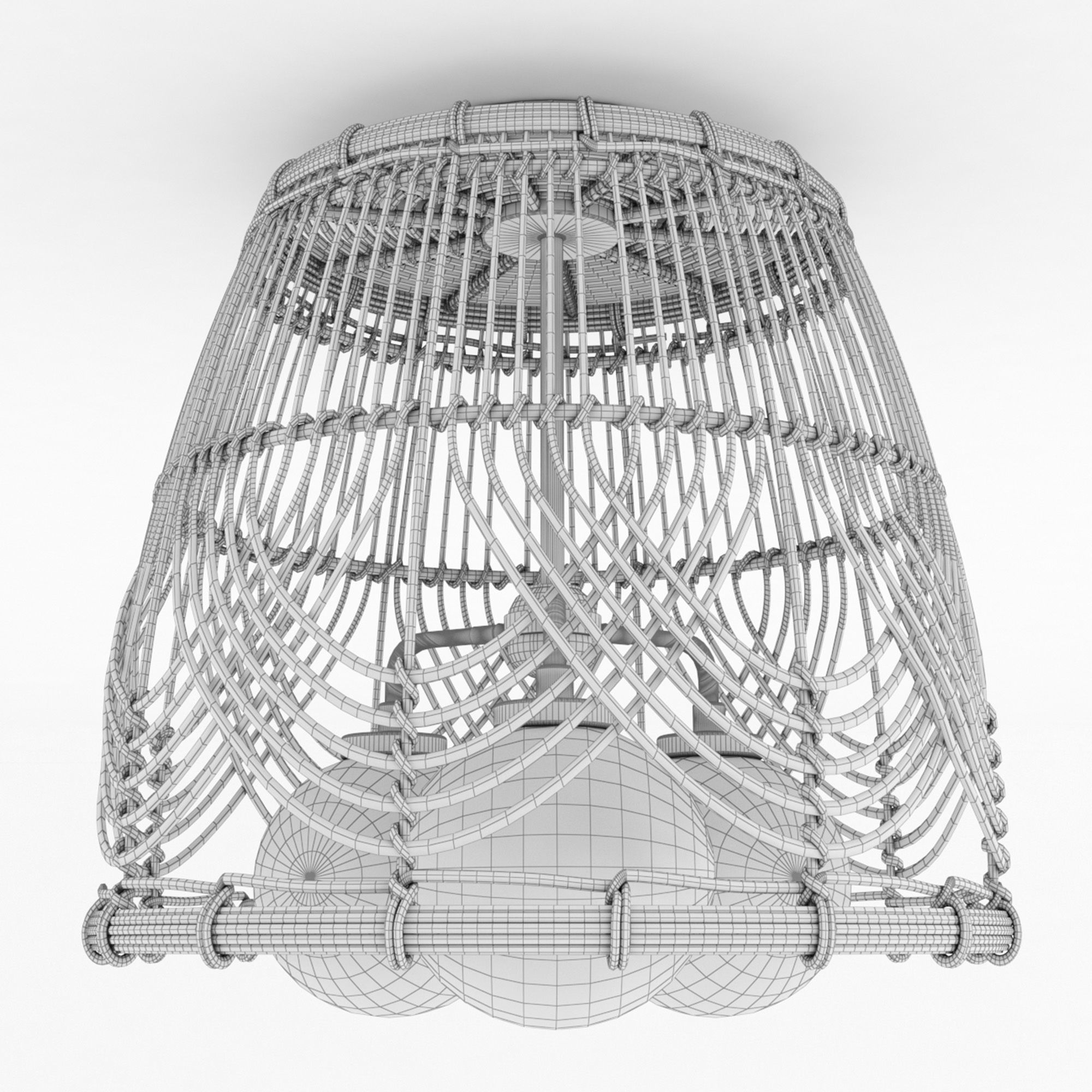 SERENE DECO CEILING LIGHT 3D model_1