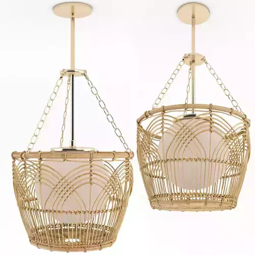 SERENE DECO BASKET LANTERN