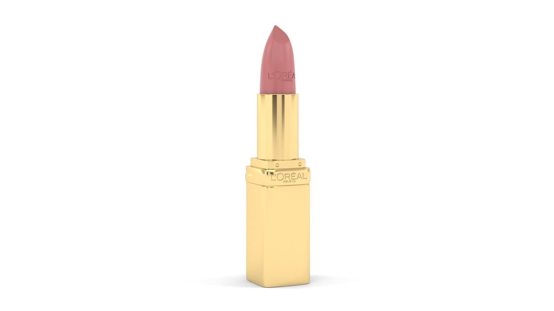 Lipstick in gold 3D model_2