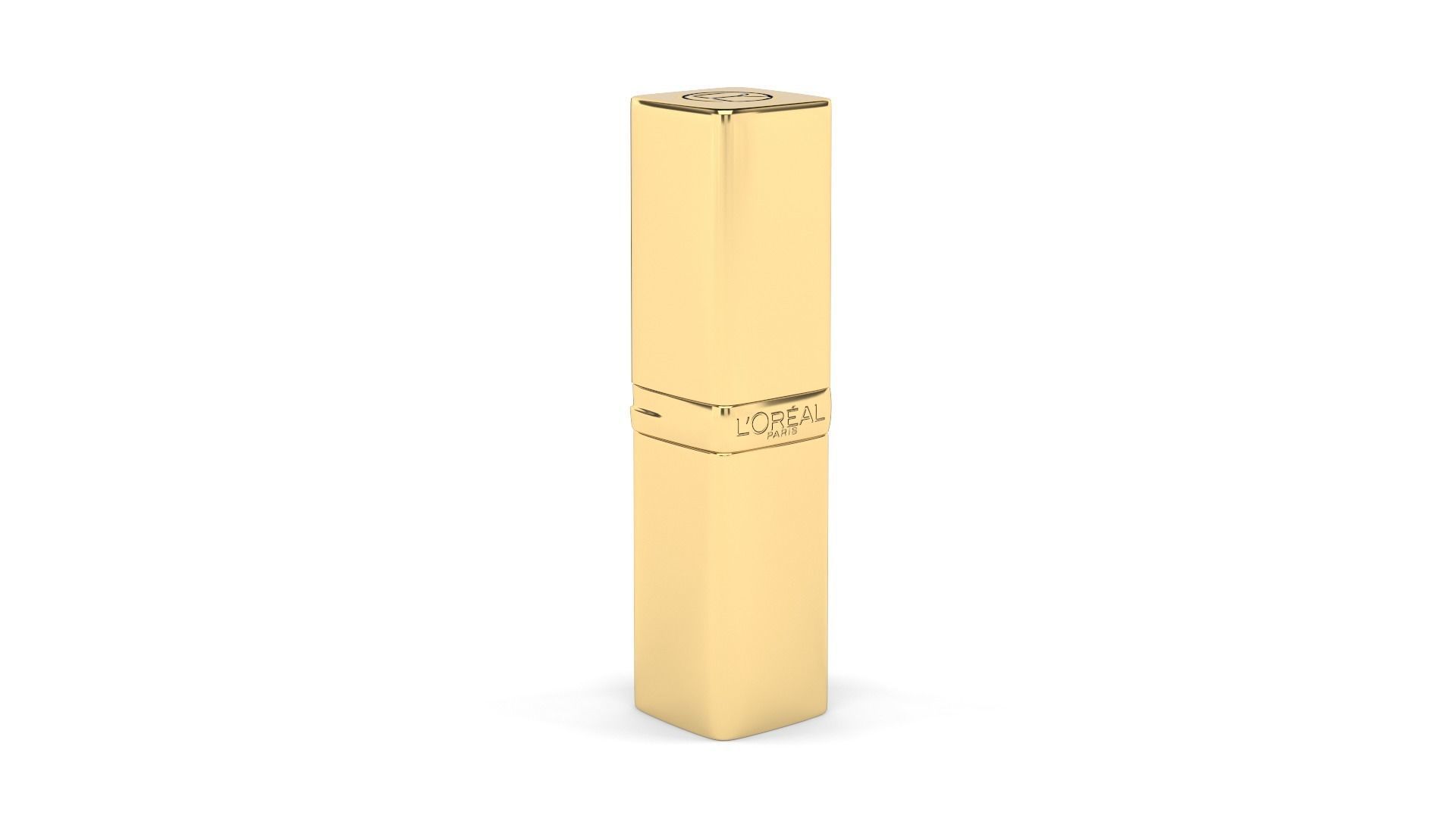 Lipstick in gold 3D model_5