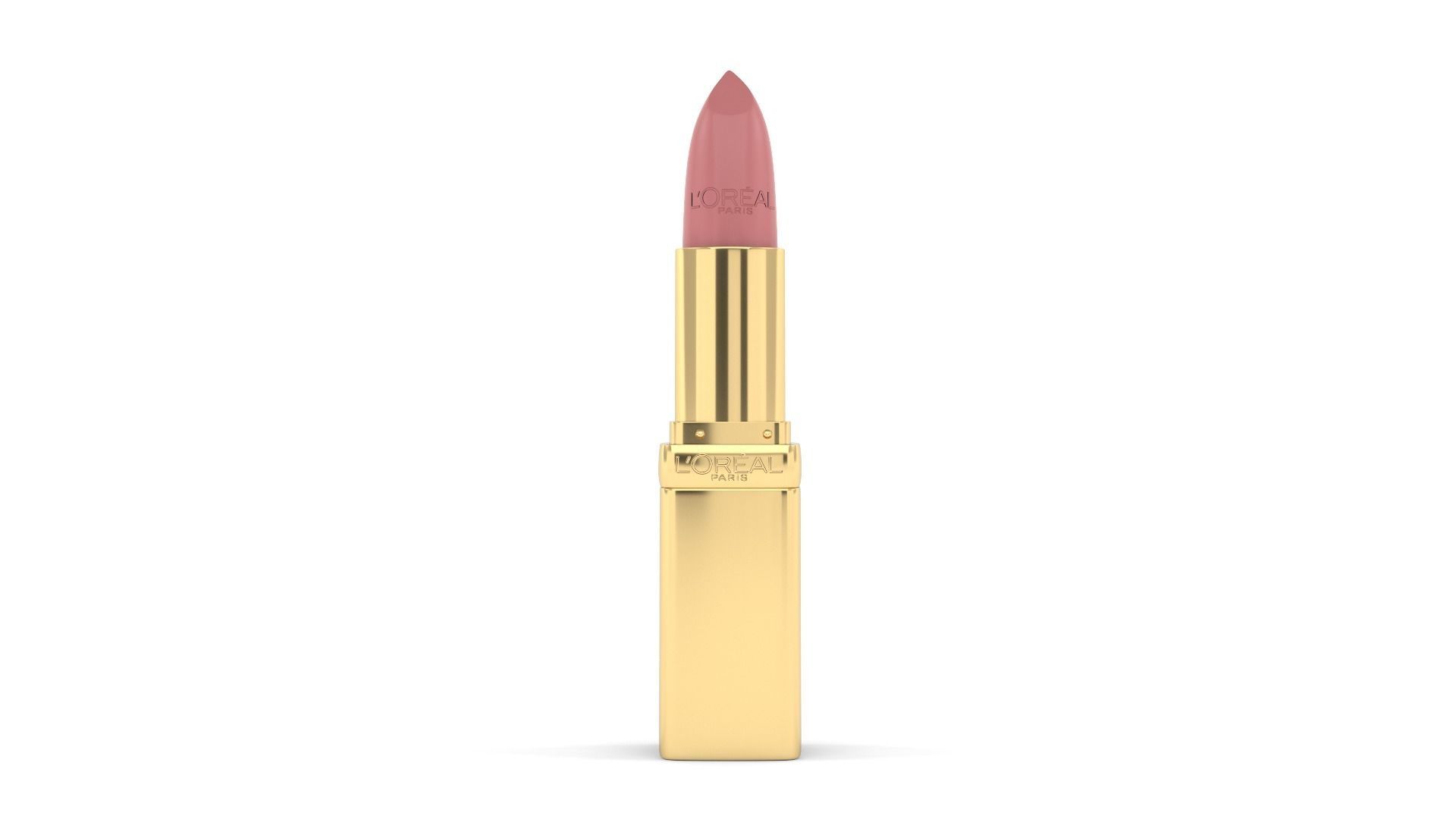 Lipstick in gold 3D model_1