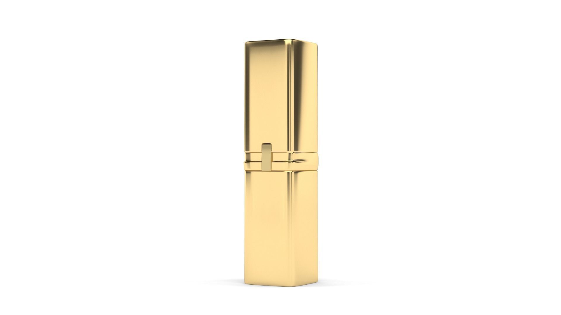 Lipstick in gold 3D model_6