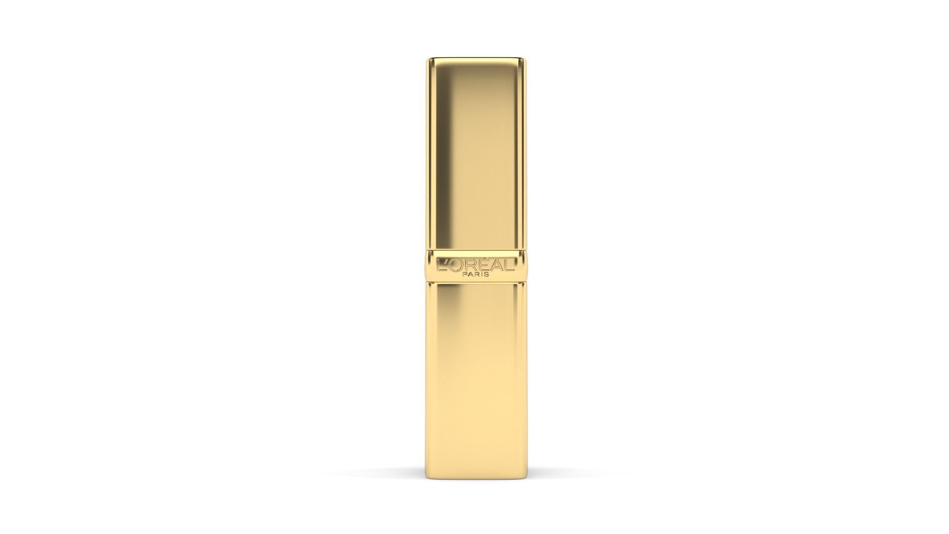 Lipstick in gold 3D model_4