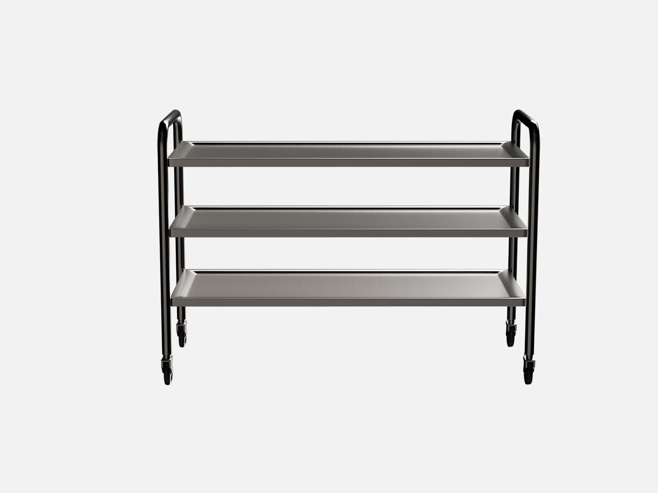  Stainless Trolley Shelf 3D model_1