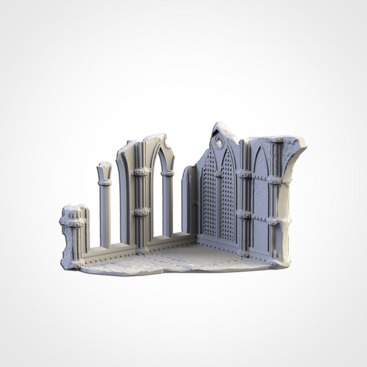 CATHEDRAL RUINS 3D print model_11