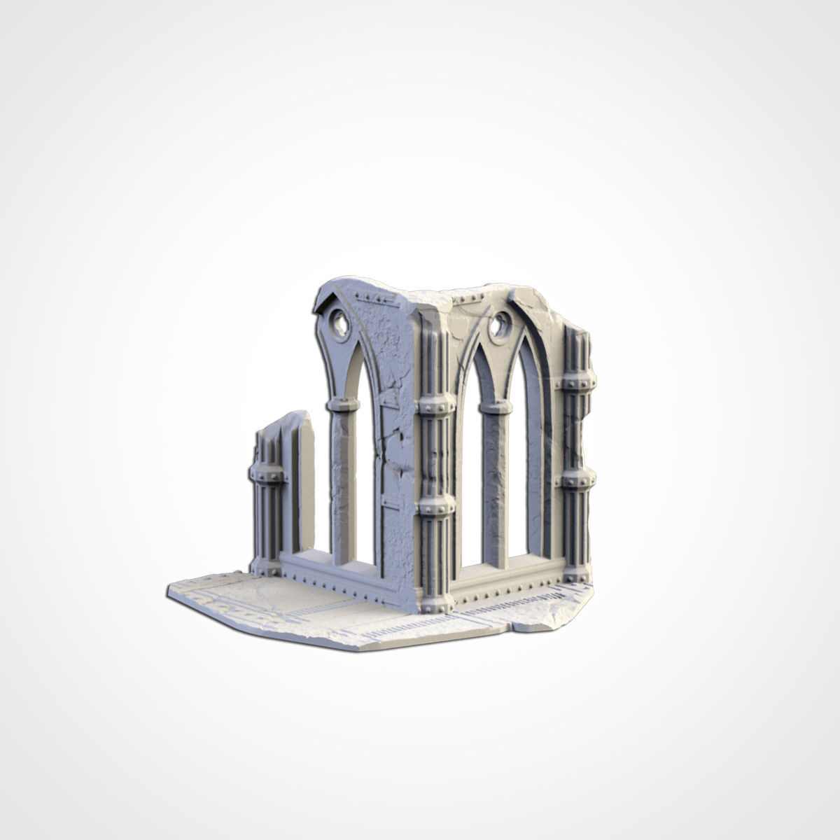 CATHEDRAL RUINS 3D print model_10