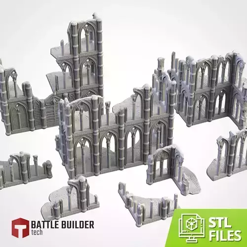 CATHEDRAL RUINS 3D print model