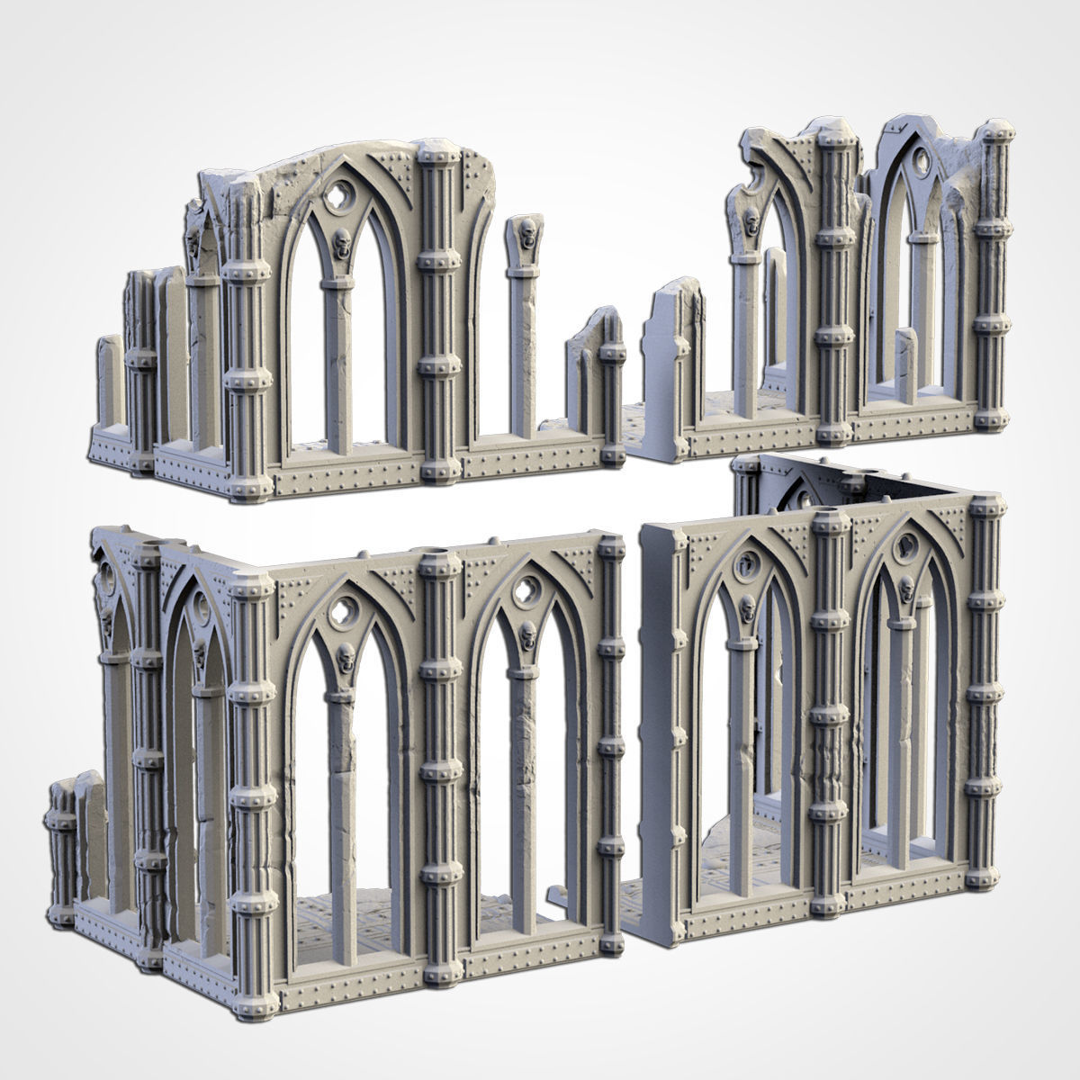 CATHEDRAL RUINS 3D print model_8