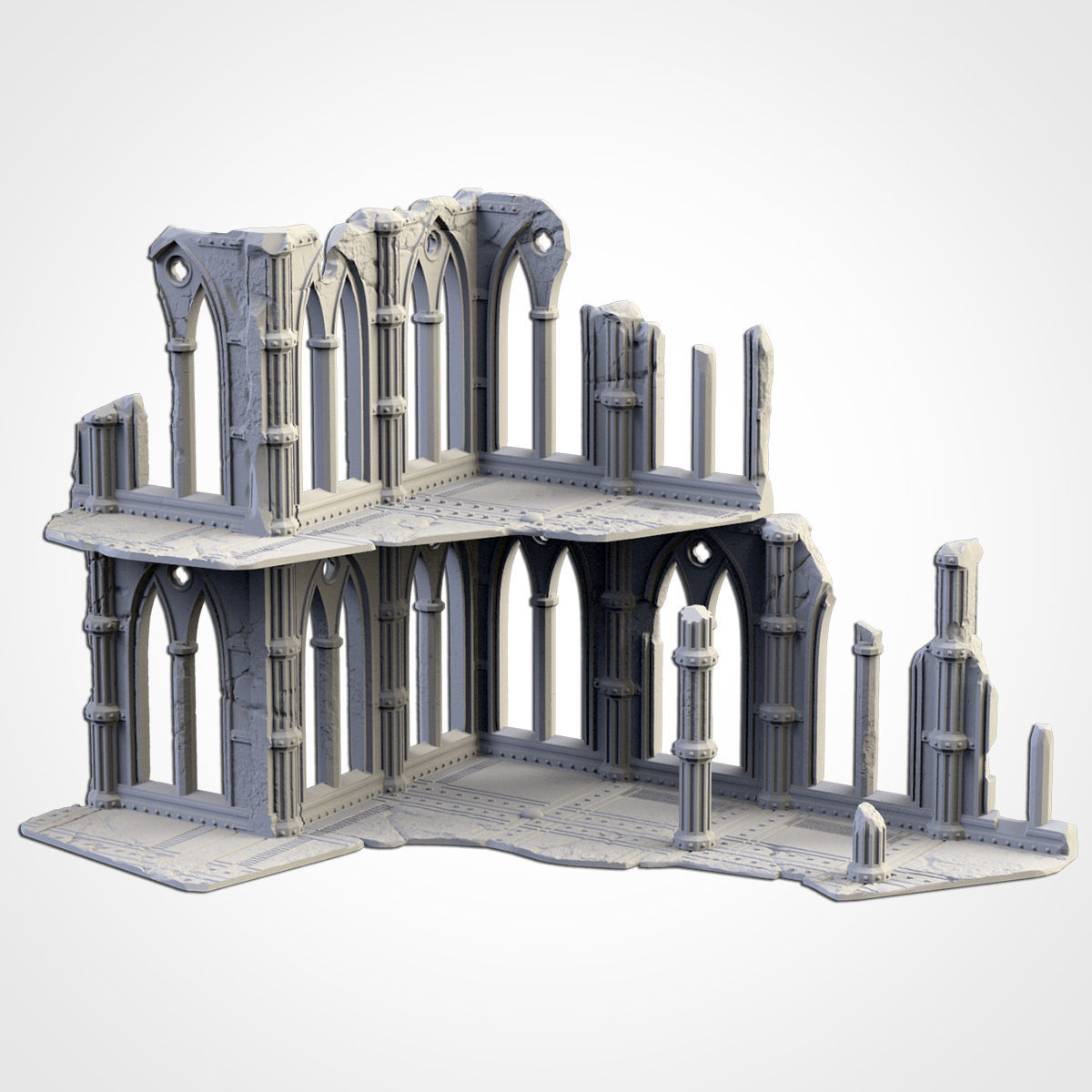 CATHEDRAL RUINS 3D print model_5