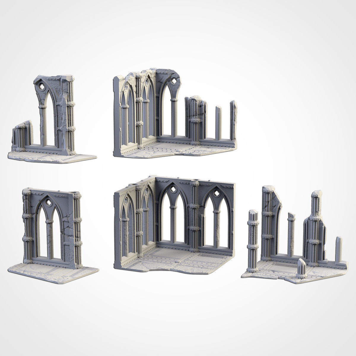CATHEDRAL RUINS 3D print model_6
