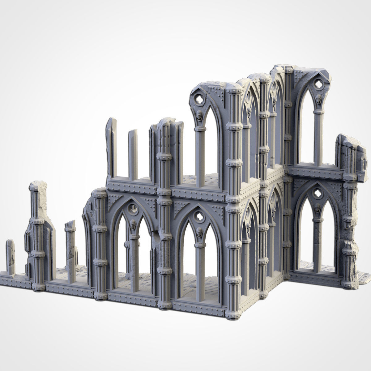 CATHEDRAL RUINS 3D print model_3