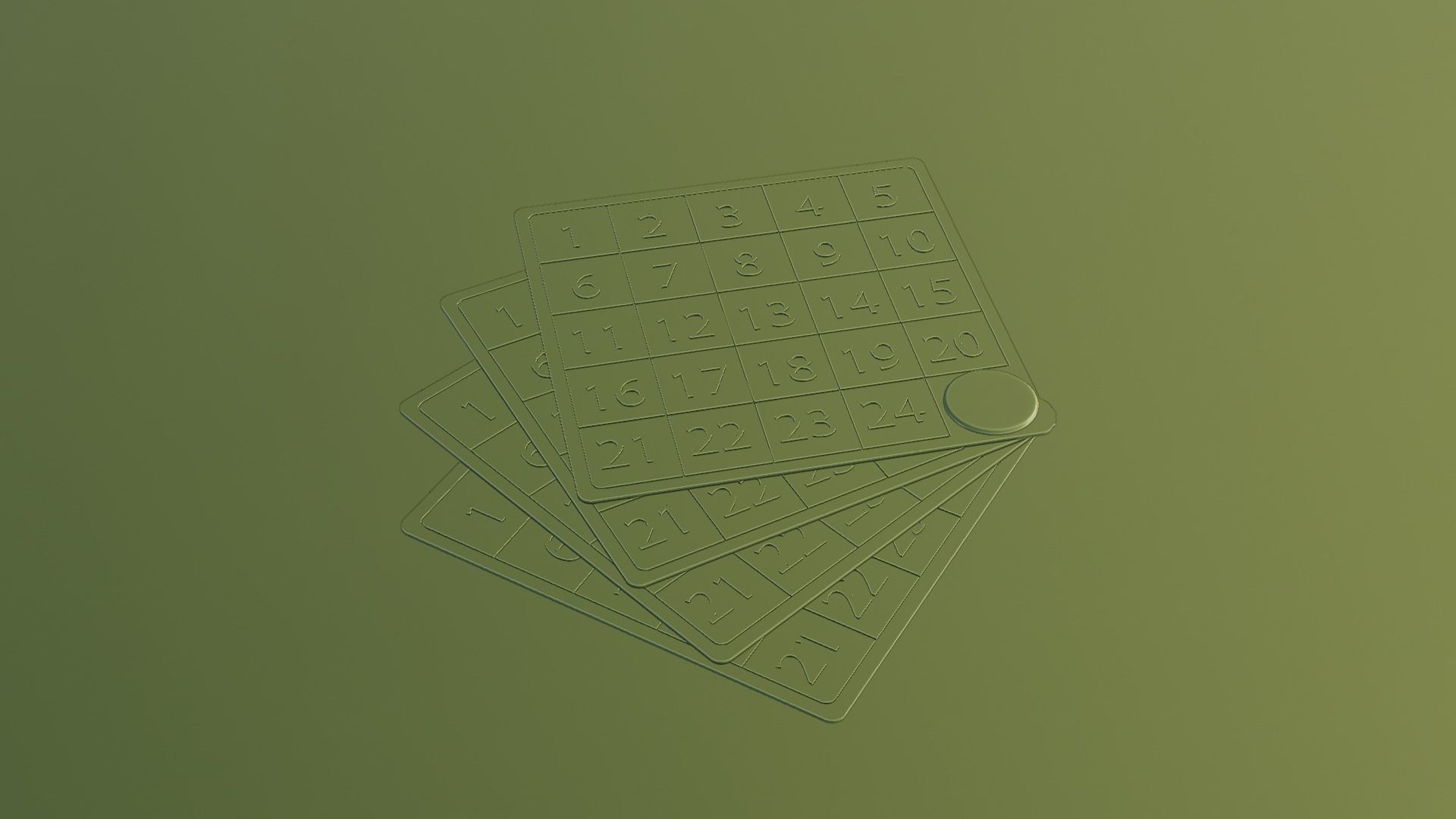 Steel Number Plate 3D model_1