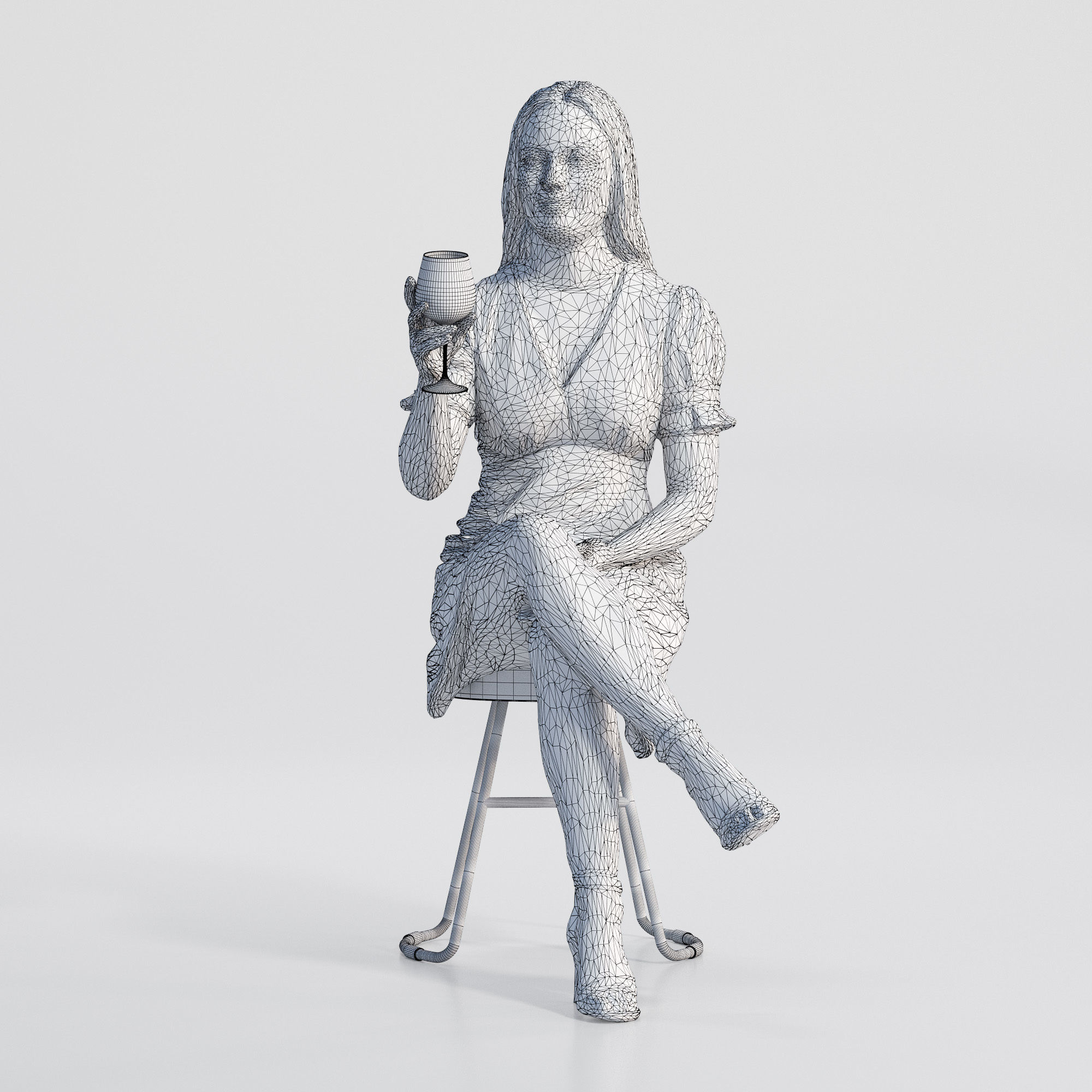 Bundle Restaurant 003 3D model_28