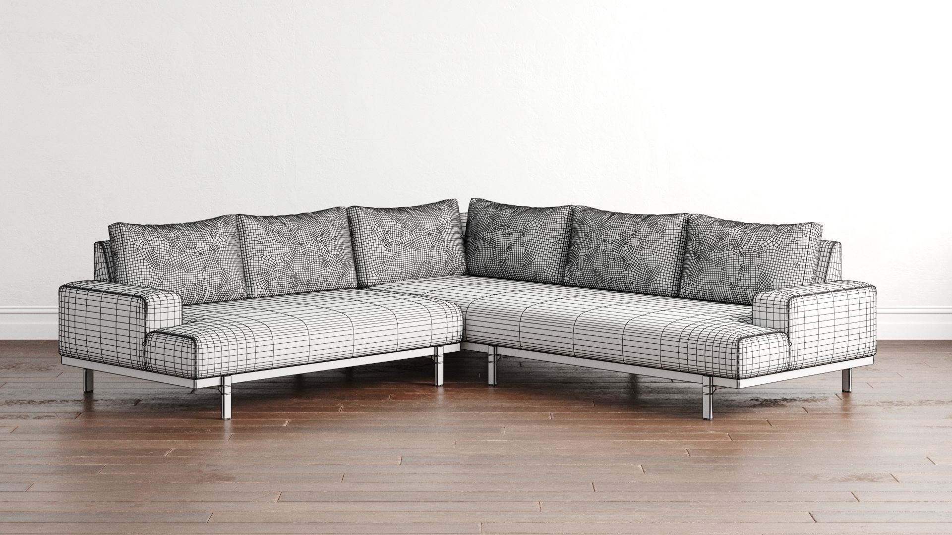 Couch 01 3D model_16