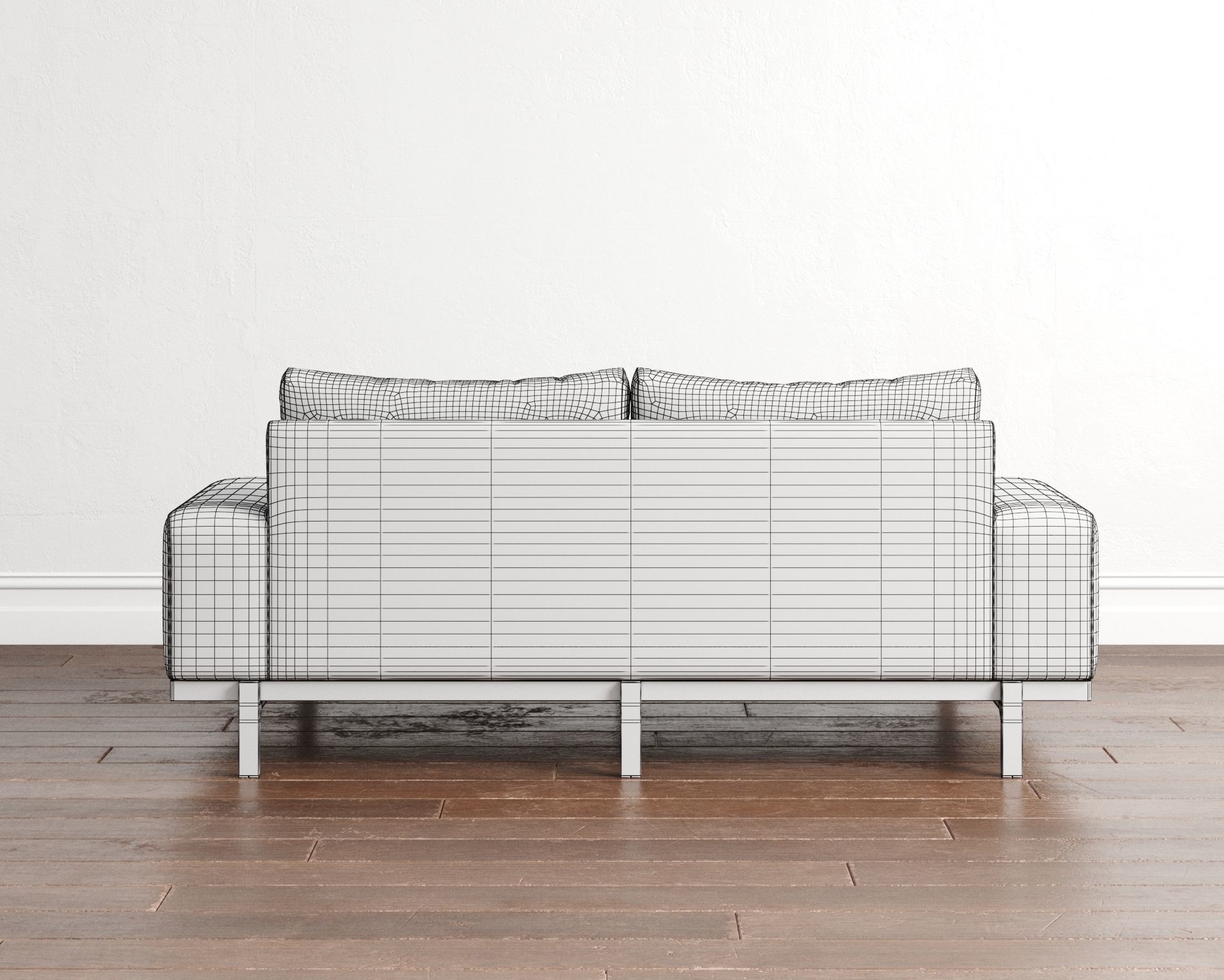 Couch 01 3D model_10