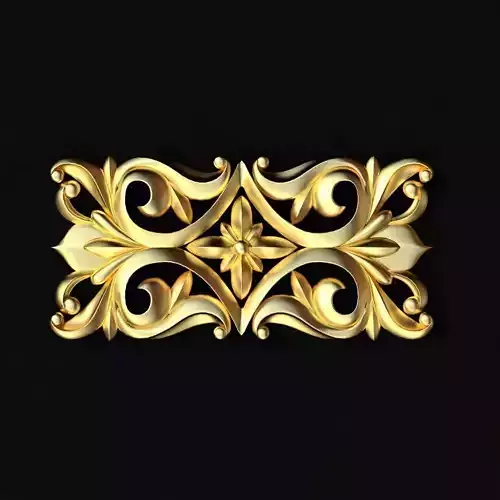 Central decor ornament for furniture