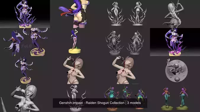 Genshin Impact - Raiden Shogun Collection 