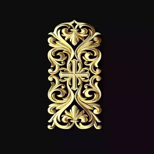 Central decor ornament for furniture