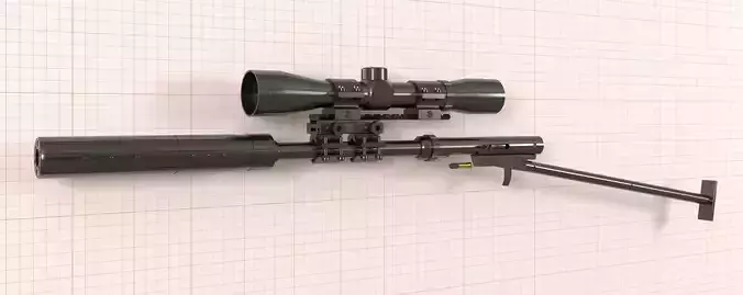 22LR homemade single shot semi-automatic survival carbine