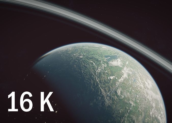 16K Photorealistic Planet 3D model 3D model