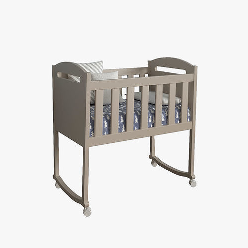 Baby Cradle Moses 3D model