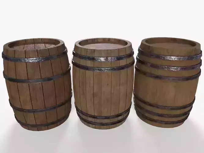 Wooden Barrel Pack