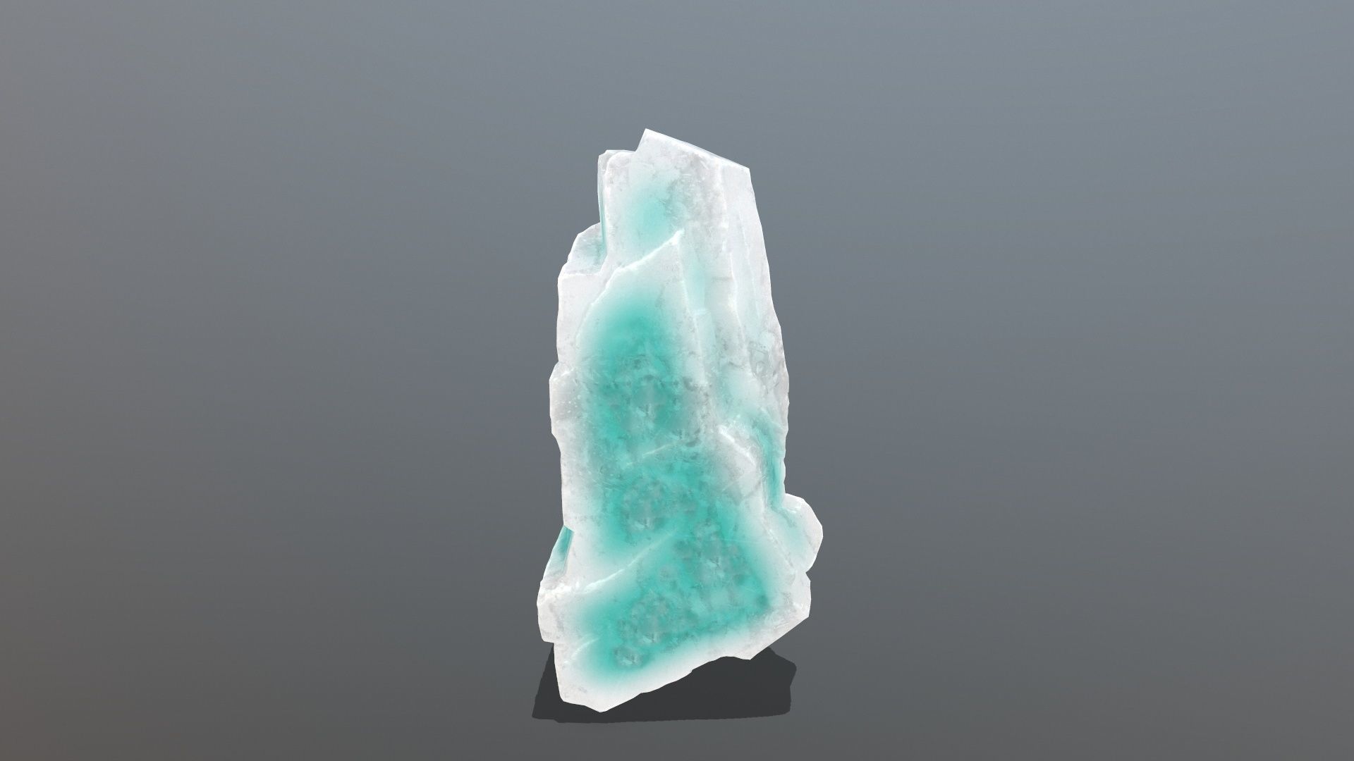 Ice Rock Set Low-poly 3D model_18