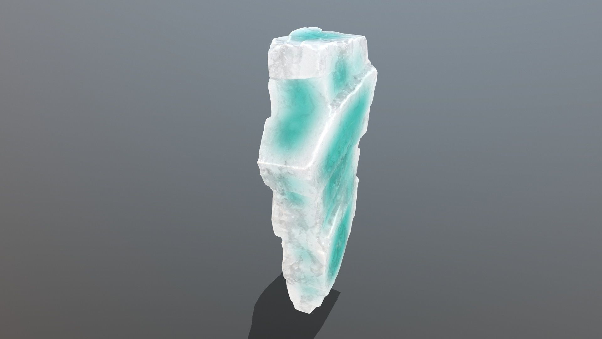 Ice Rock Set Low-poly 3D model_17