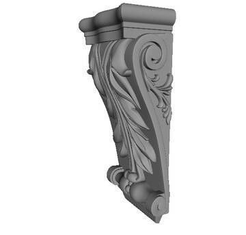 Bracket decorative corbel Free 3D print model_1
