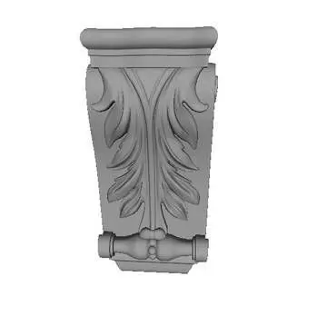 Bracket decorative corbel Free 3D print model_0