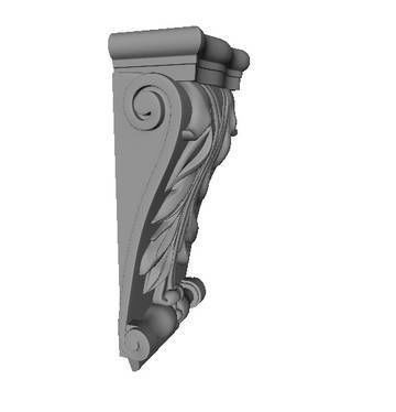 Bracket decorative corbel Free 3D print model_2